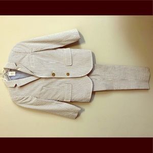 Crewcuts seersucker suit size 4/5
